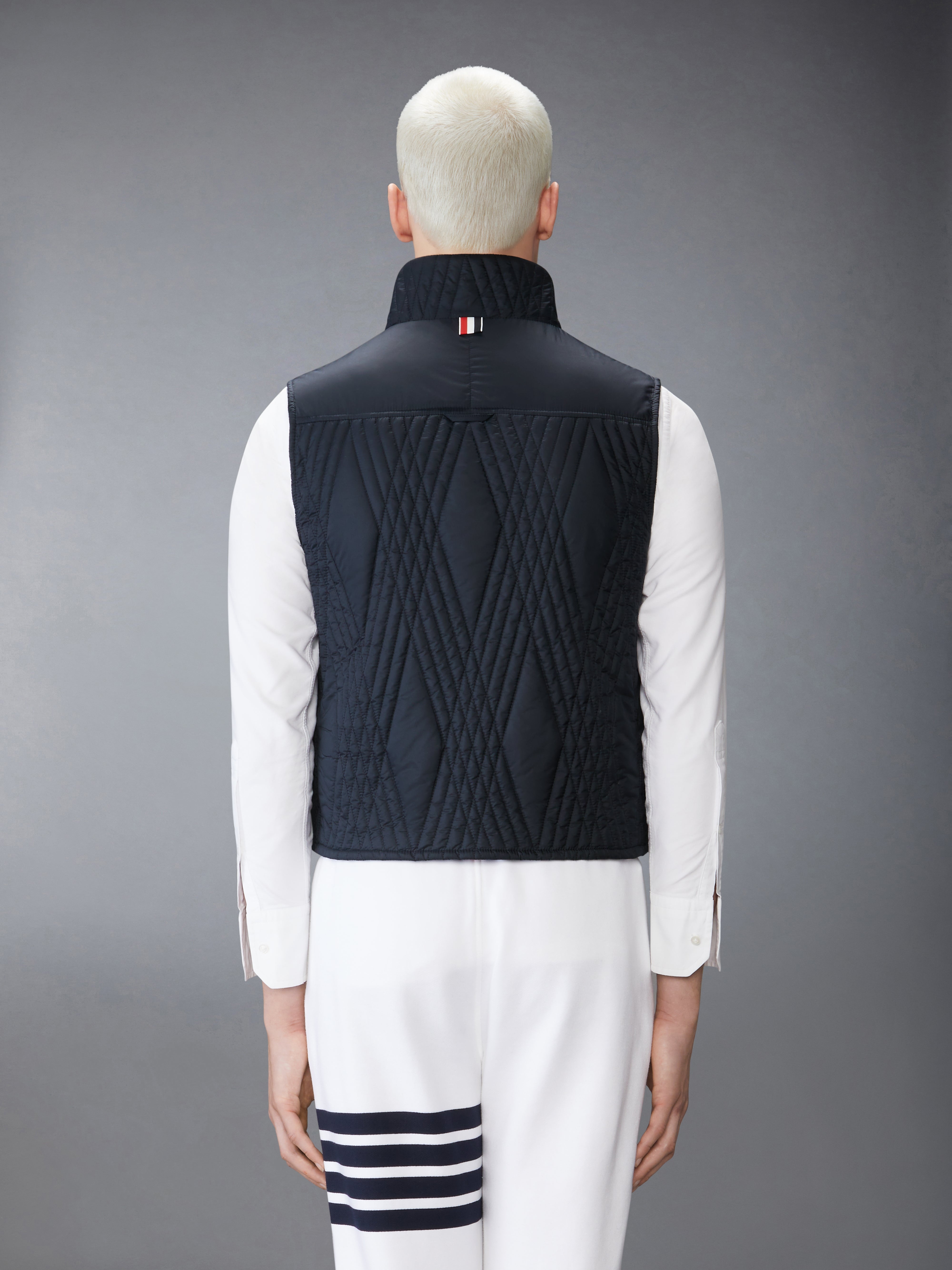 NYLON TECH ECO FILLED QUILTED VEST - 3
