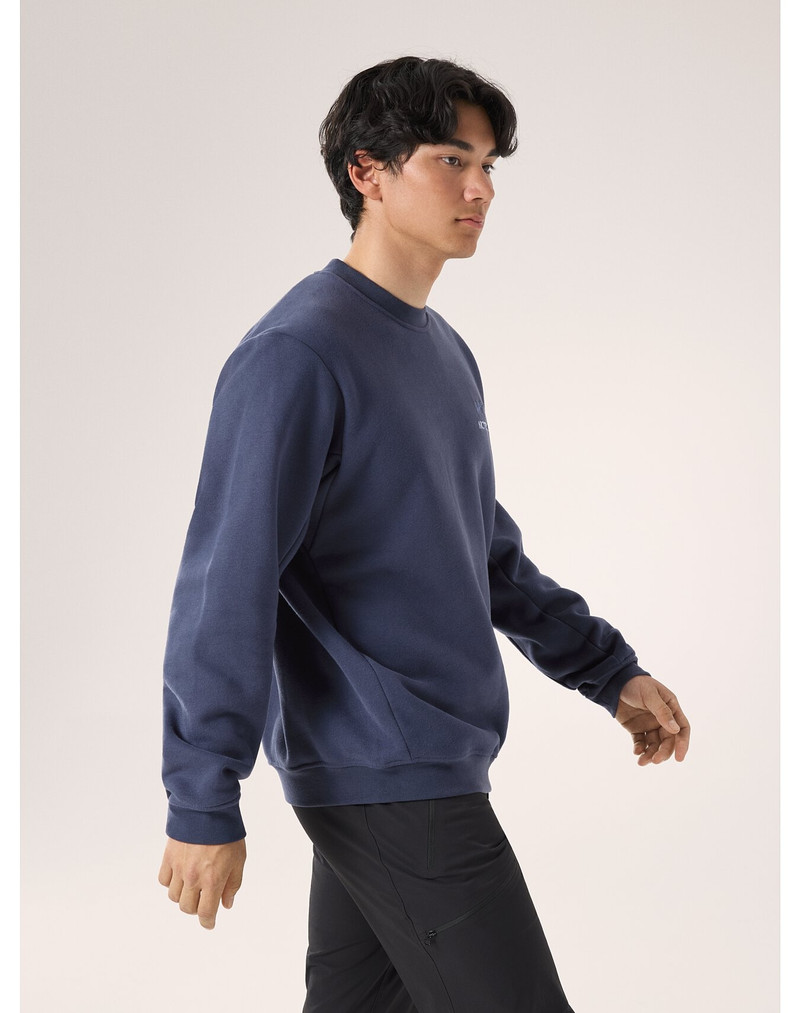 Emblem Fleece Crew Neck Pullover 6