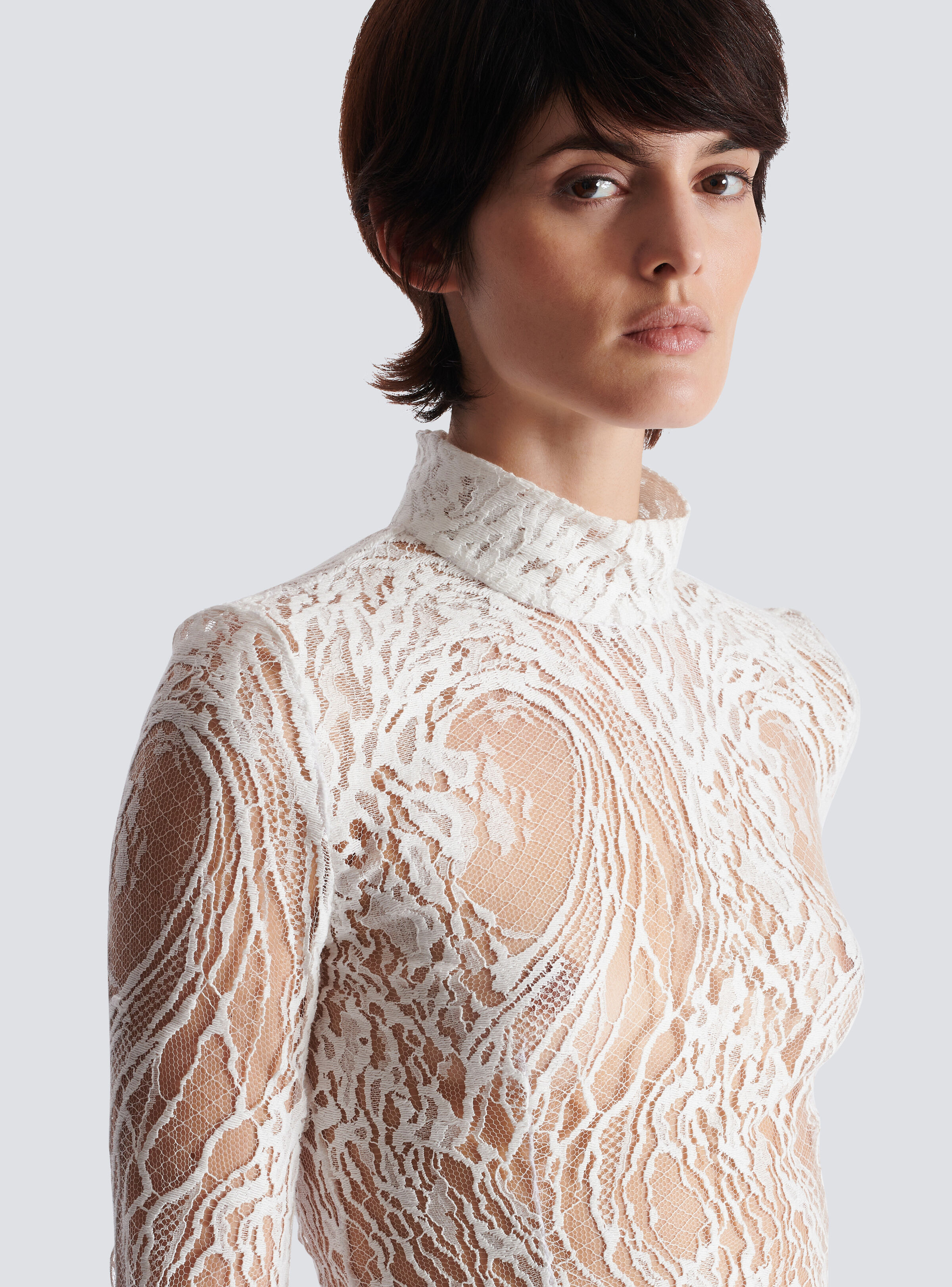 Long-sleeved lace body - 7