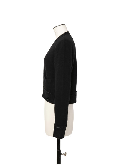 sacai s Cashmere Knit Cardigan outlook