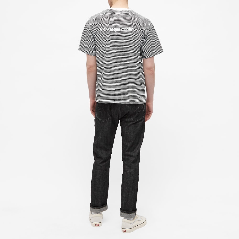 Uniform Experiment Dripping Narrow Border Pocket Tee - 7