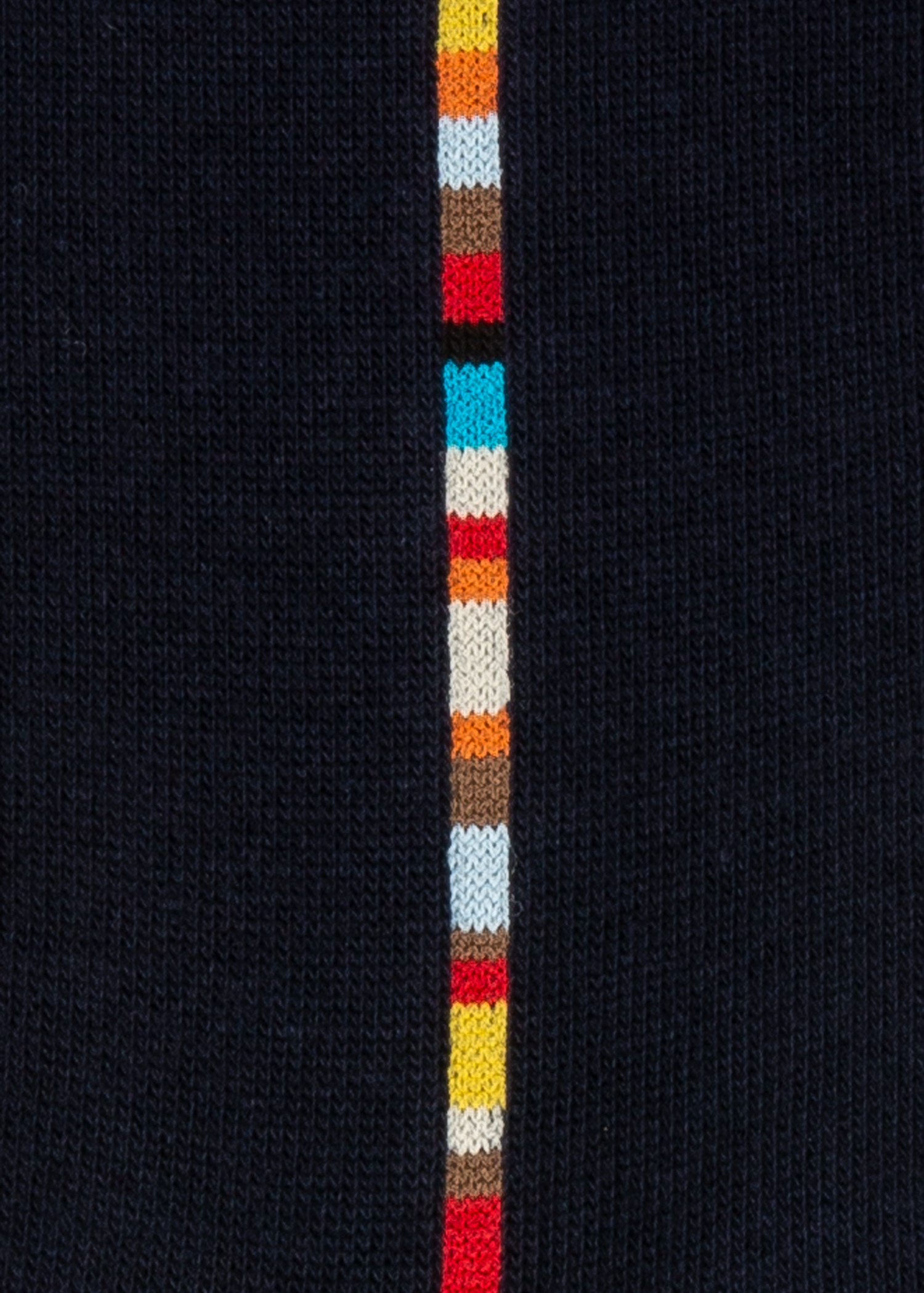 Navy 'Signature Stripe' Central Trim Socks - 3