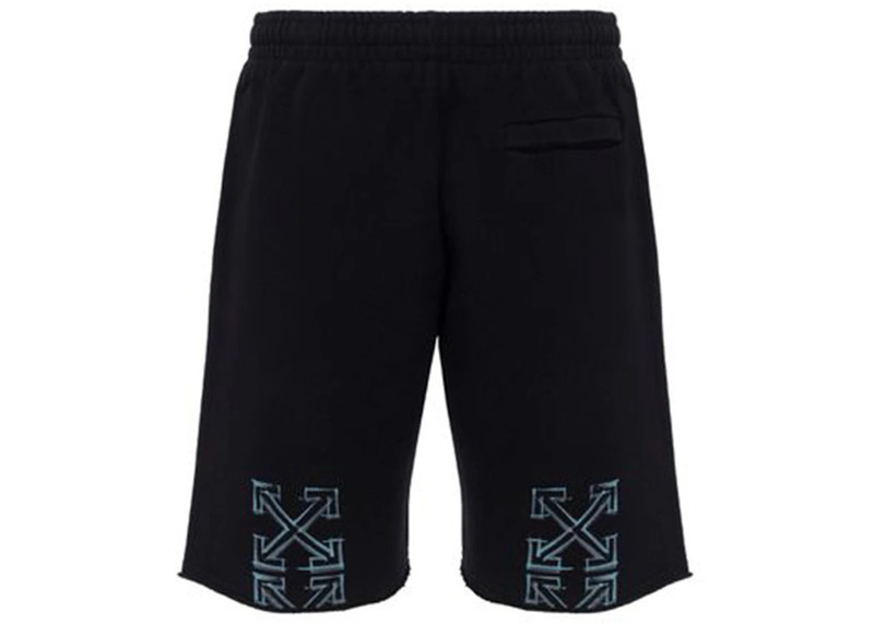 Off-White OFF-WHITE Marker Arrows Sweat Shorts Black/Blue outlook