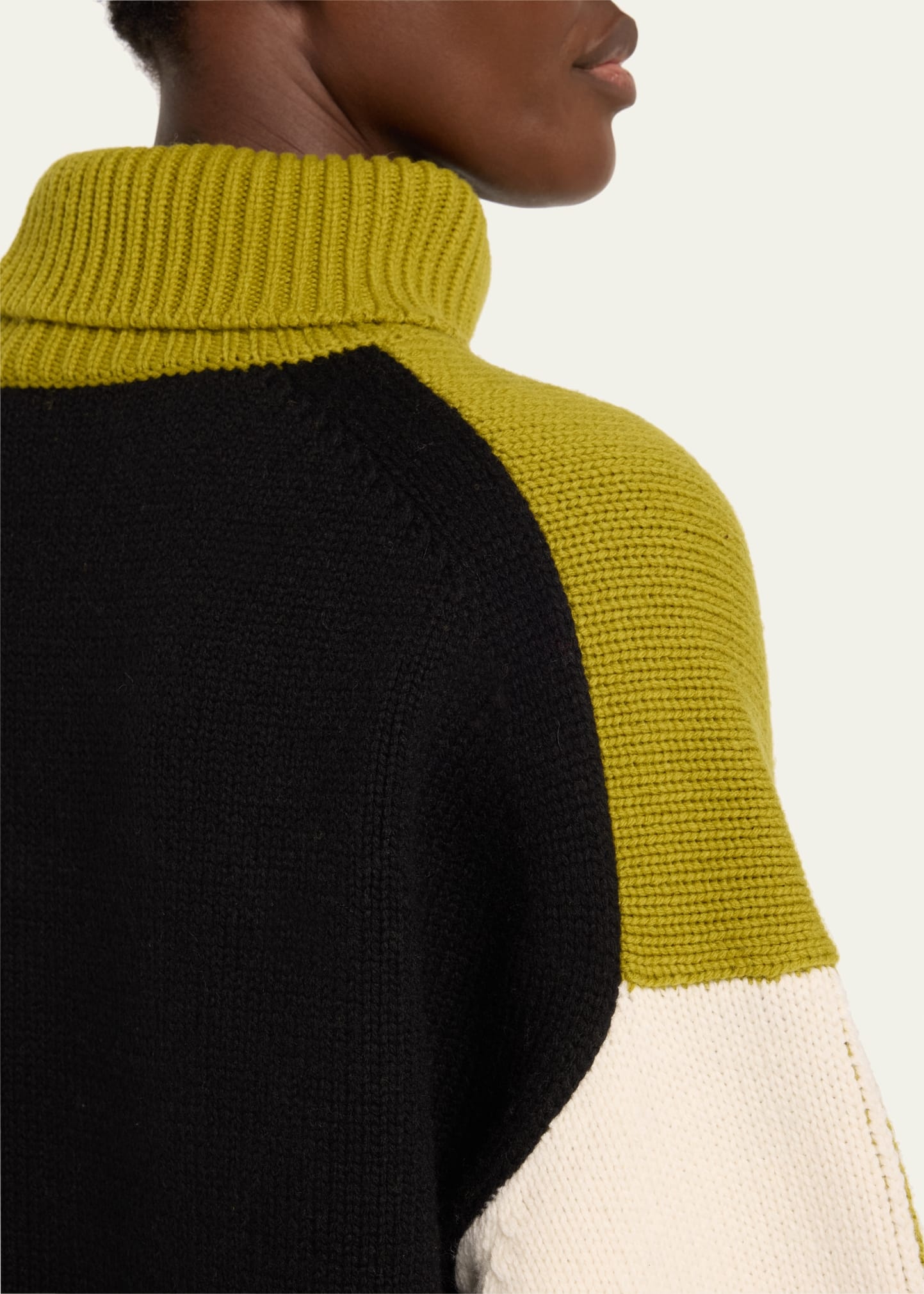 Wolfgang Colorblock Wool Turtleneck - 5