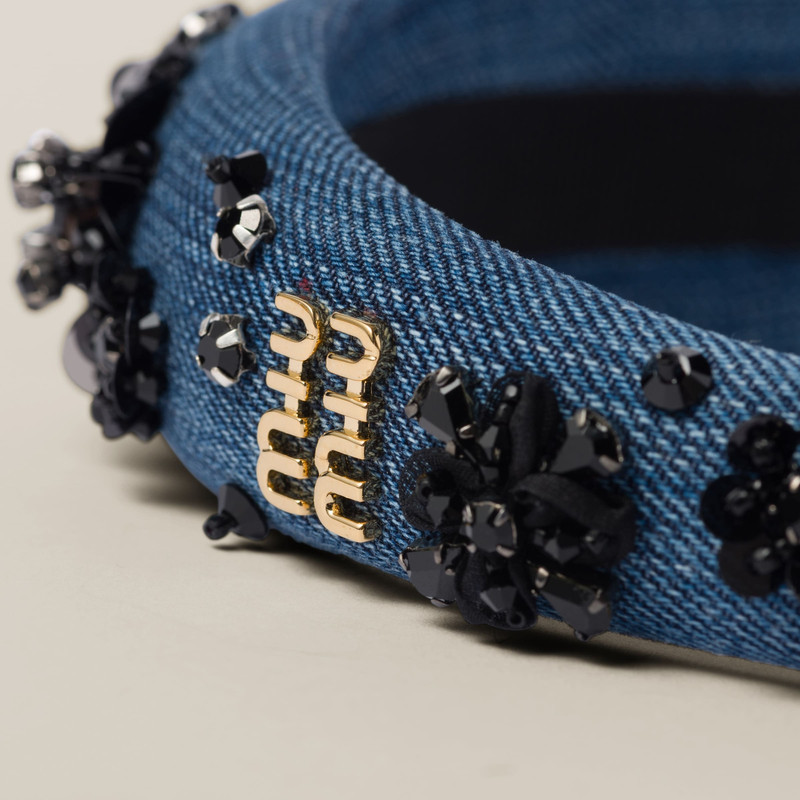 Denim headband 3