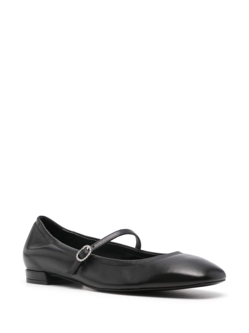 Stuart Weitzman Claris leather ballerina shoes outlook