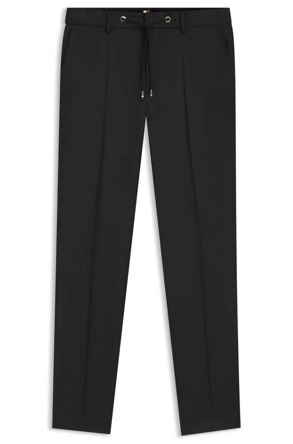 DRAWSTRING TROUSERS IN VIRGIN-WOOL SERGE - 1