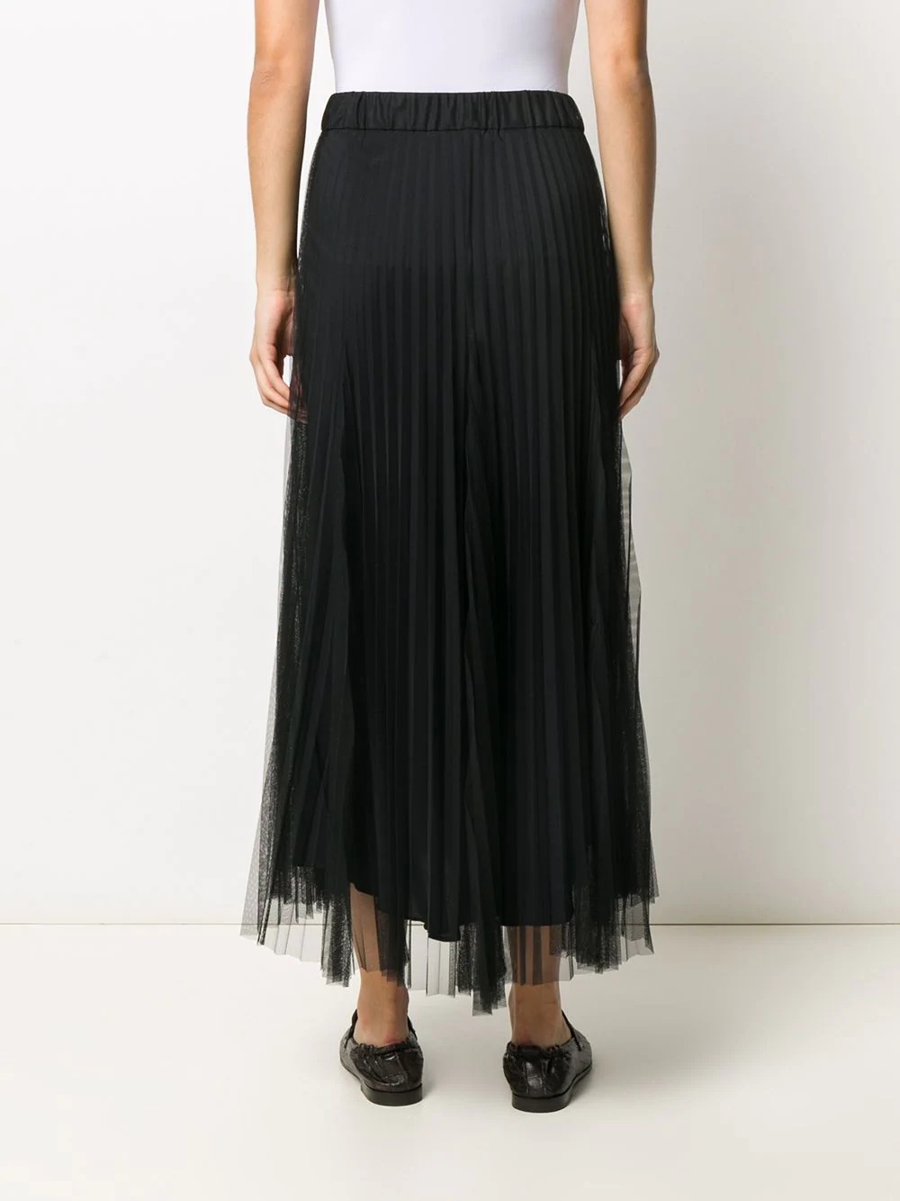 accordion pleat long skirt - 4