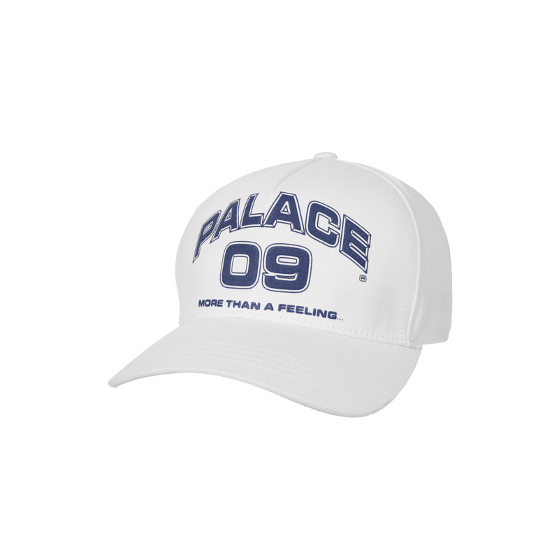 09 P FRAME 5-PANEL SNAPBACK WHITE 1