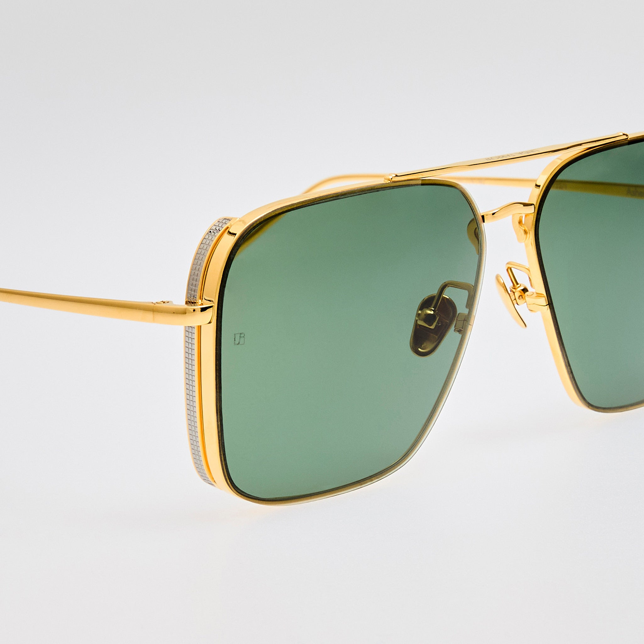 Asher Sunglasses in Yellow Gold - 4