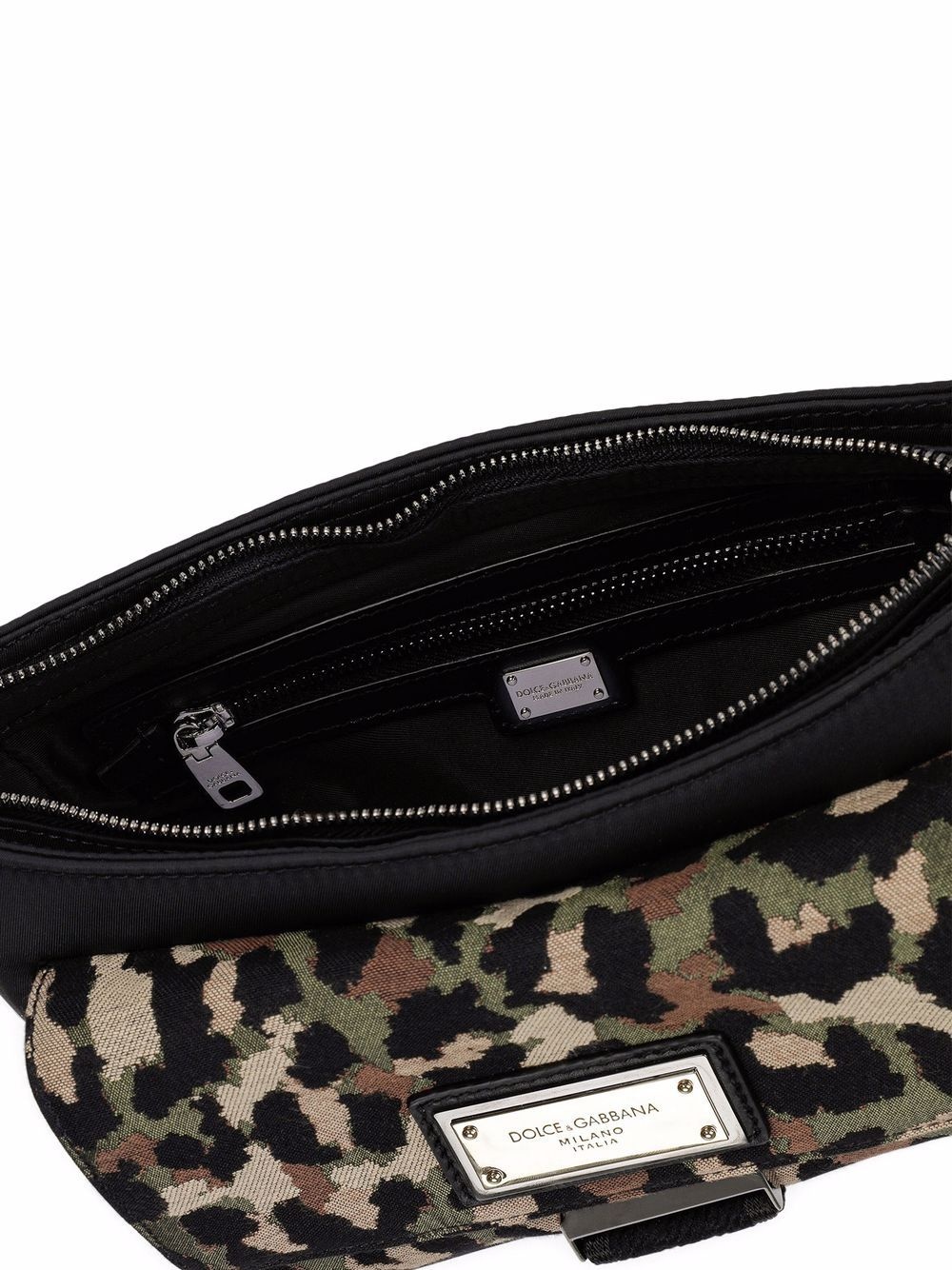 leopard-print messenger bag - 5