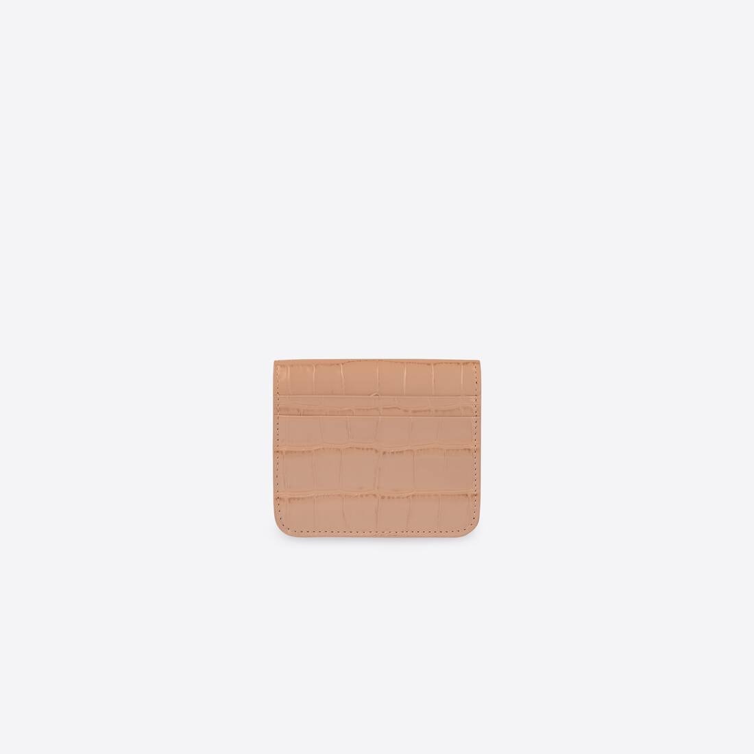 Women's Cash Flap Coin And Card Holder in Beige - 2