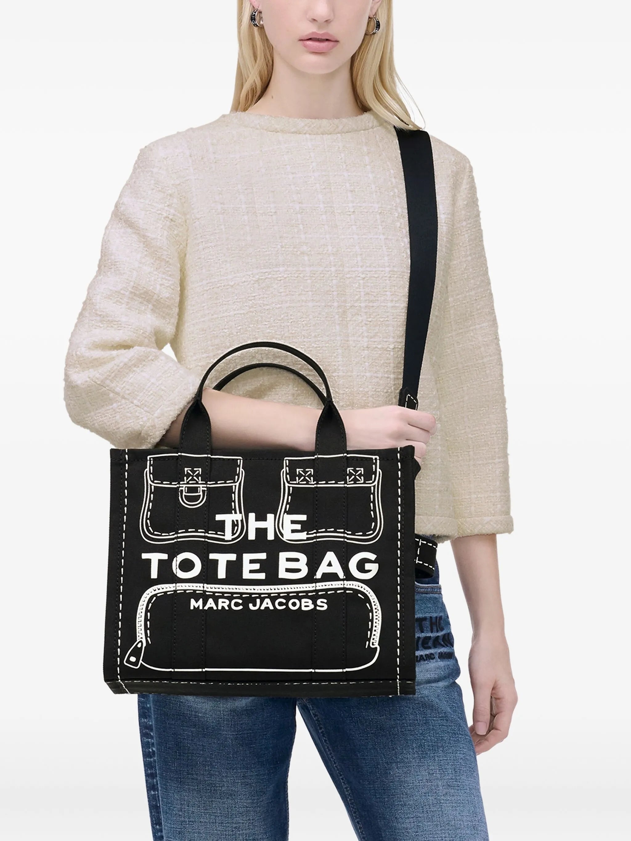 Marc Jacobs The Trompe L'Oeil Medium Tote Bag - 4