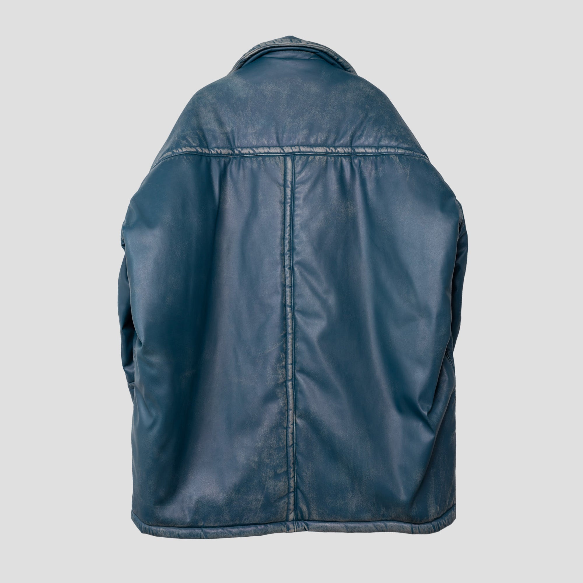SYNTHETIC LEATHER PADDED COAT - 2