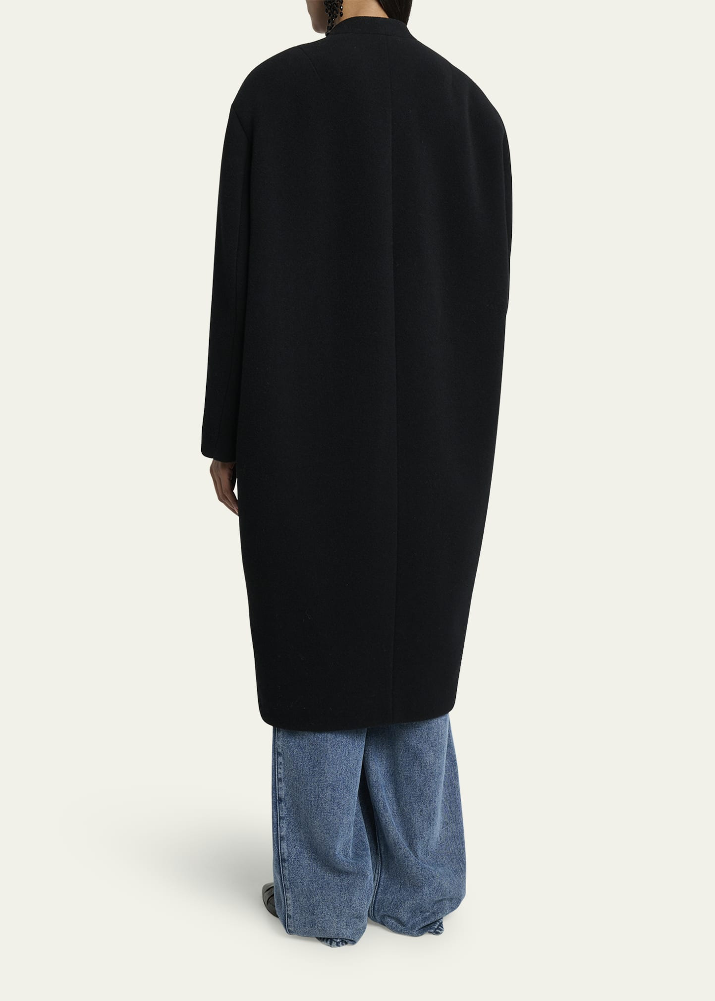 Florane Structured Wool Coat - 3