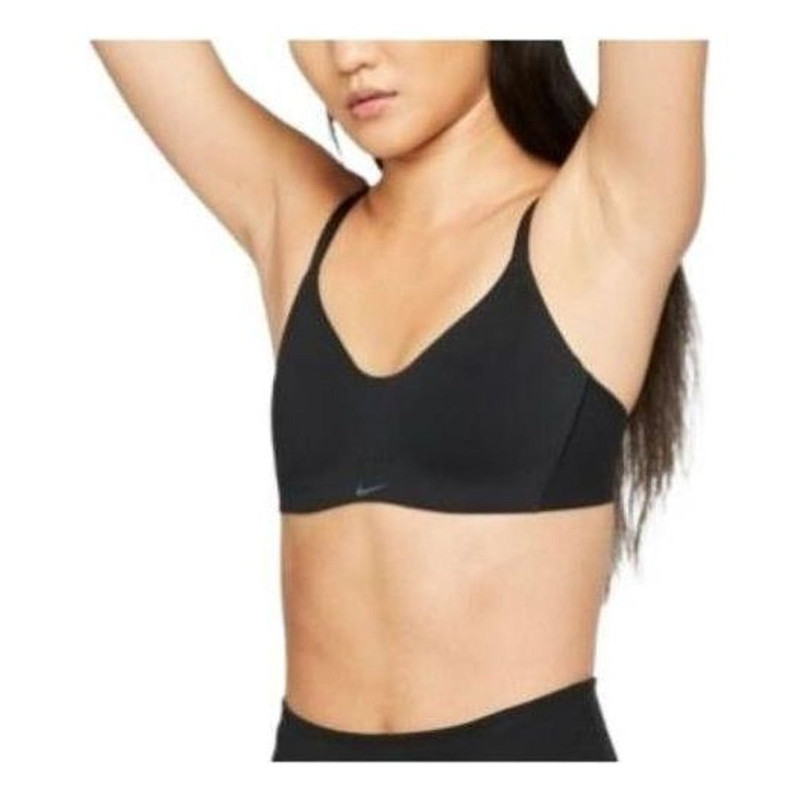 Nike (WMNS) Nike Dri-Fit Alate Minimalist Light Support Padded Sports Bra 'Black' DM0527-010 outlook