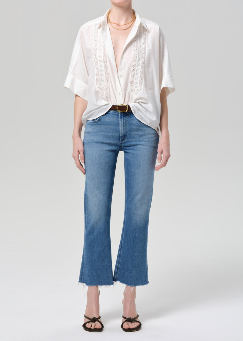 Goldie Ankle Kick Flare In Calla 1
