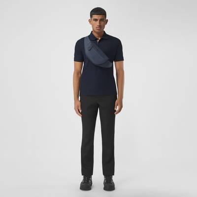 Burberry Monogram Motif Cotton Piqué Polo Shirt outlook