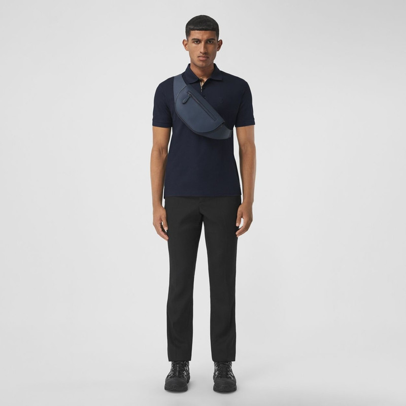 Burberry Monogram Motif Cotton Piqué Polo Shirt outlook