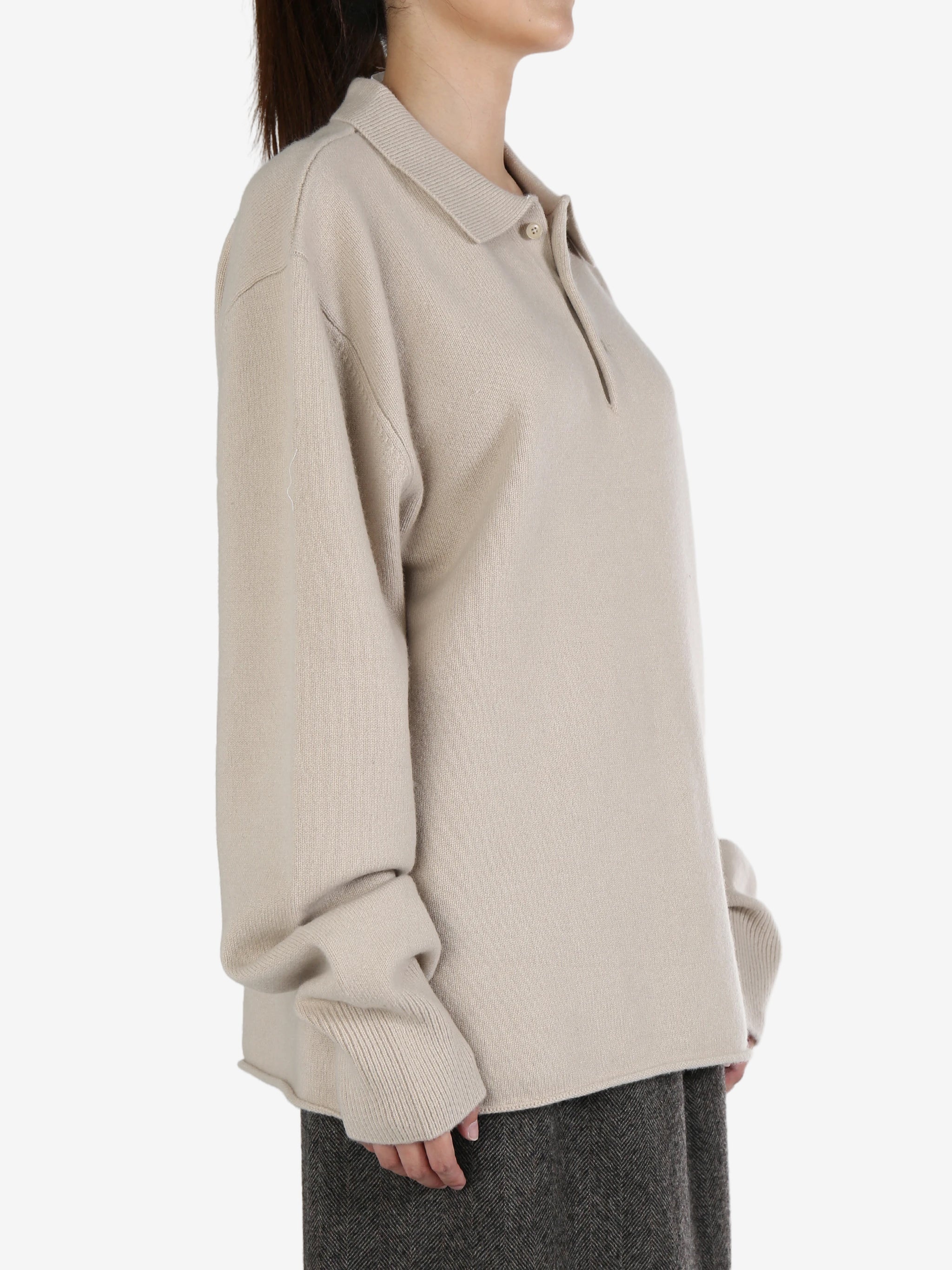 EXTREME CASHMERE Unisex N°357 Marylebone Polo Sweater - 2