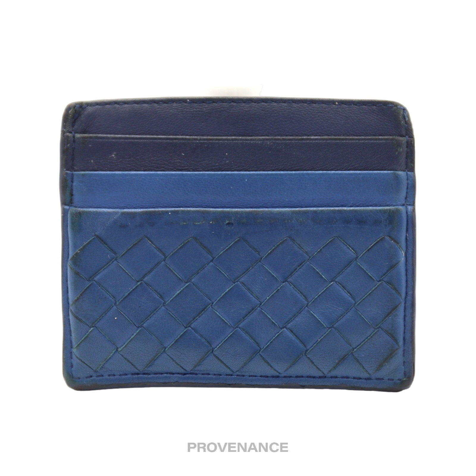 Bottega Veneta 6CC Card Wallet - Two-Tone Intrecciato - 2