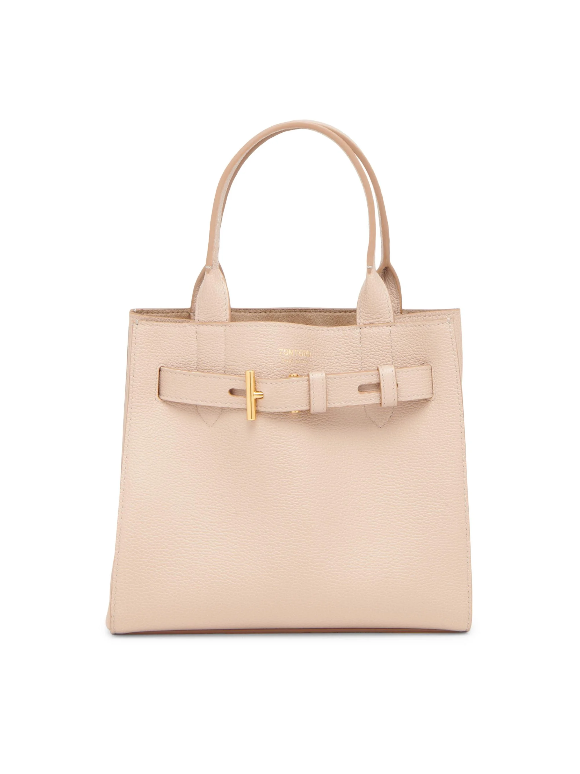 Women's Audrey Small Leather Top Handle Bag - Light Beige - 1