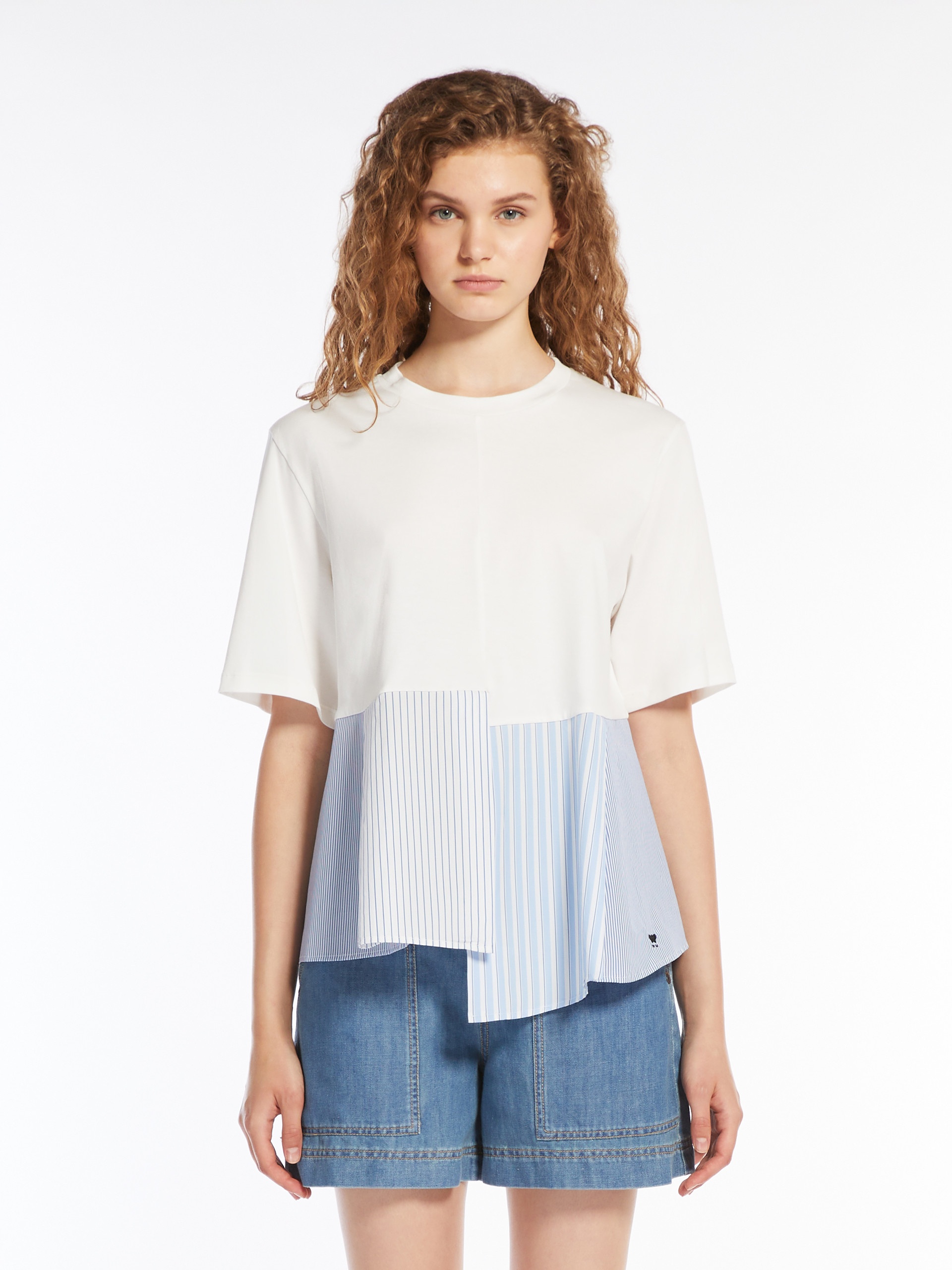 BIRD Flared cotton T-shirt - 3
