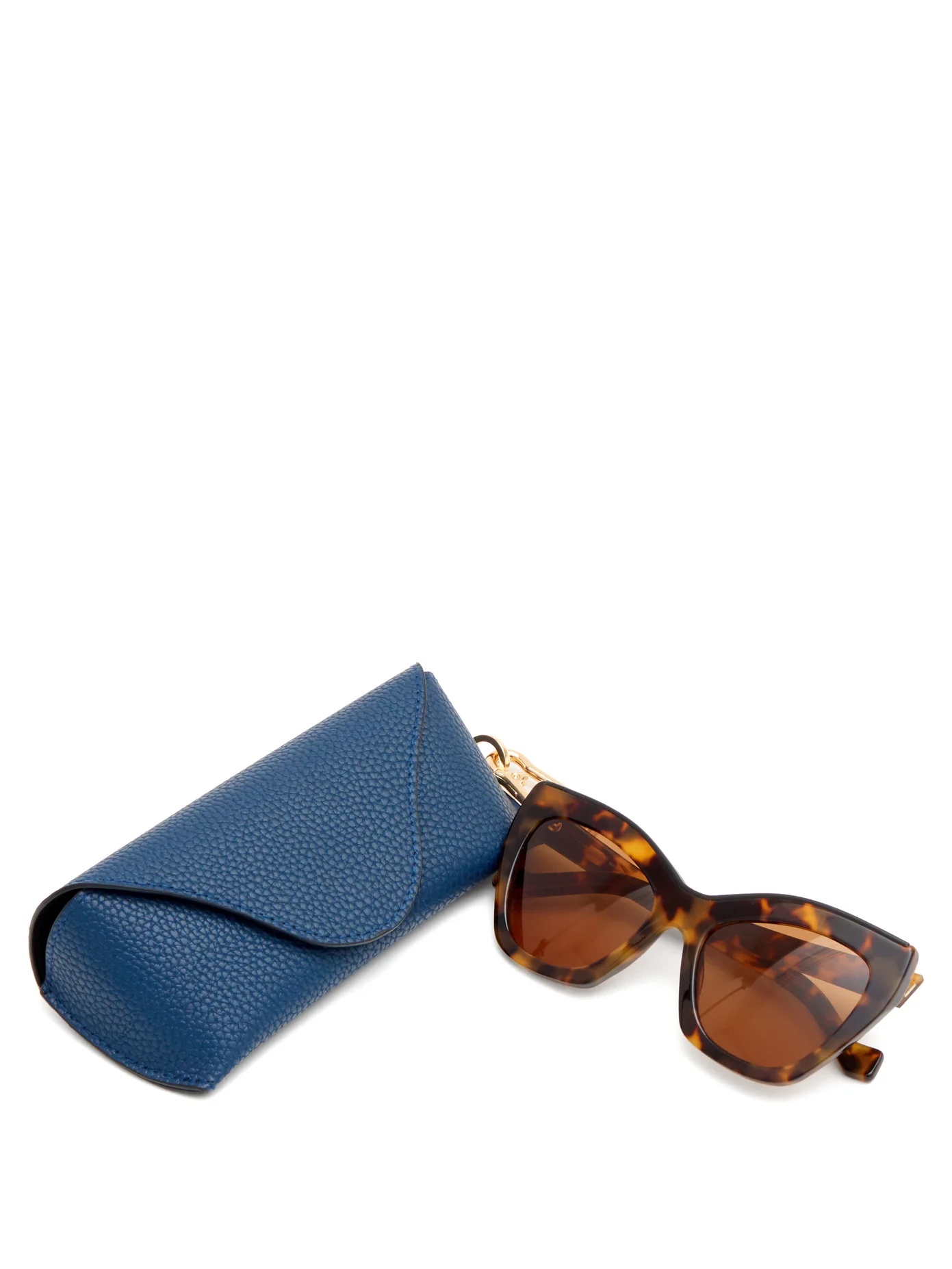 Cat-eye tortoiseshell-acetate sunglasses - 4