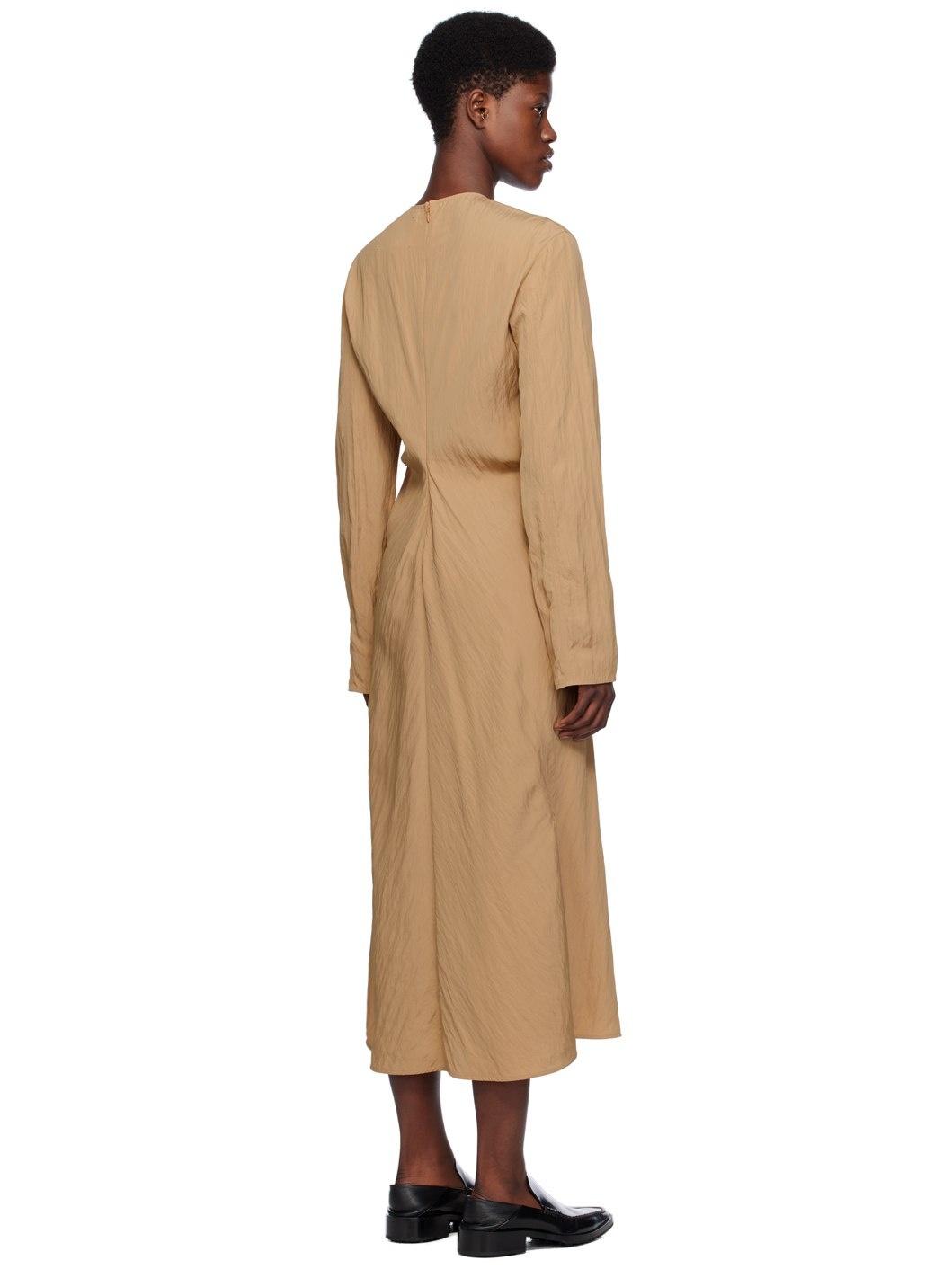 Tan Welles Midi Dress - 3