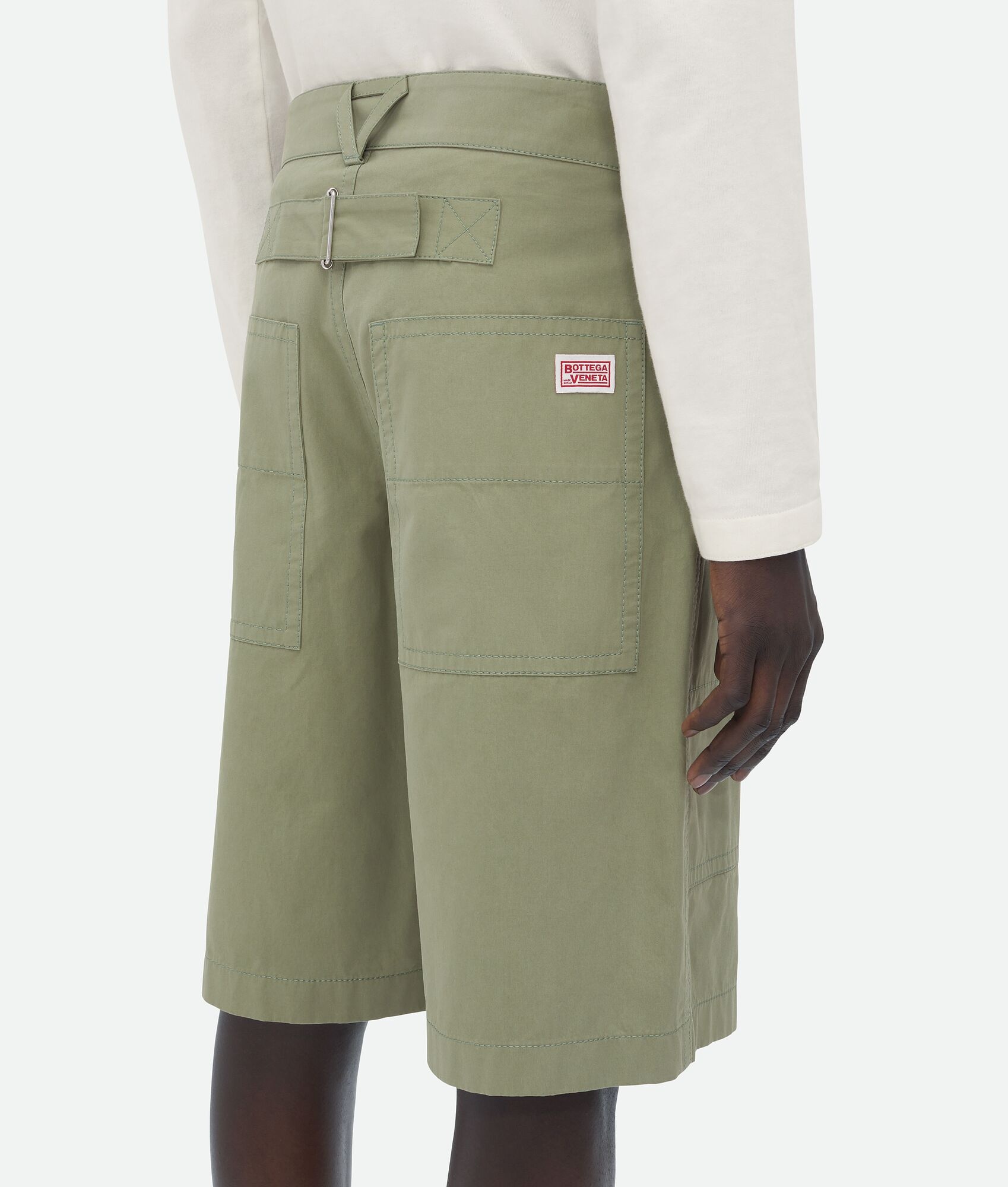 Light Cotton Twill Cargo Shorts - 5