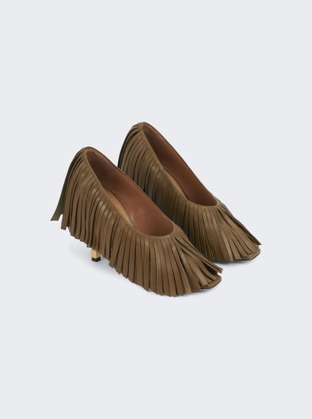 Mona Pumps Dark Khaki - 2