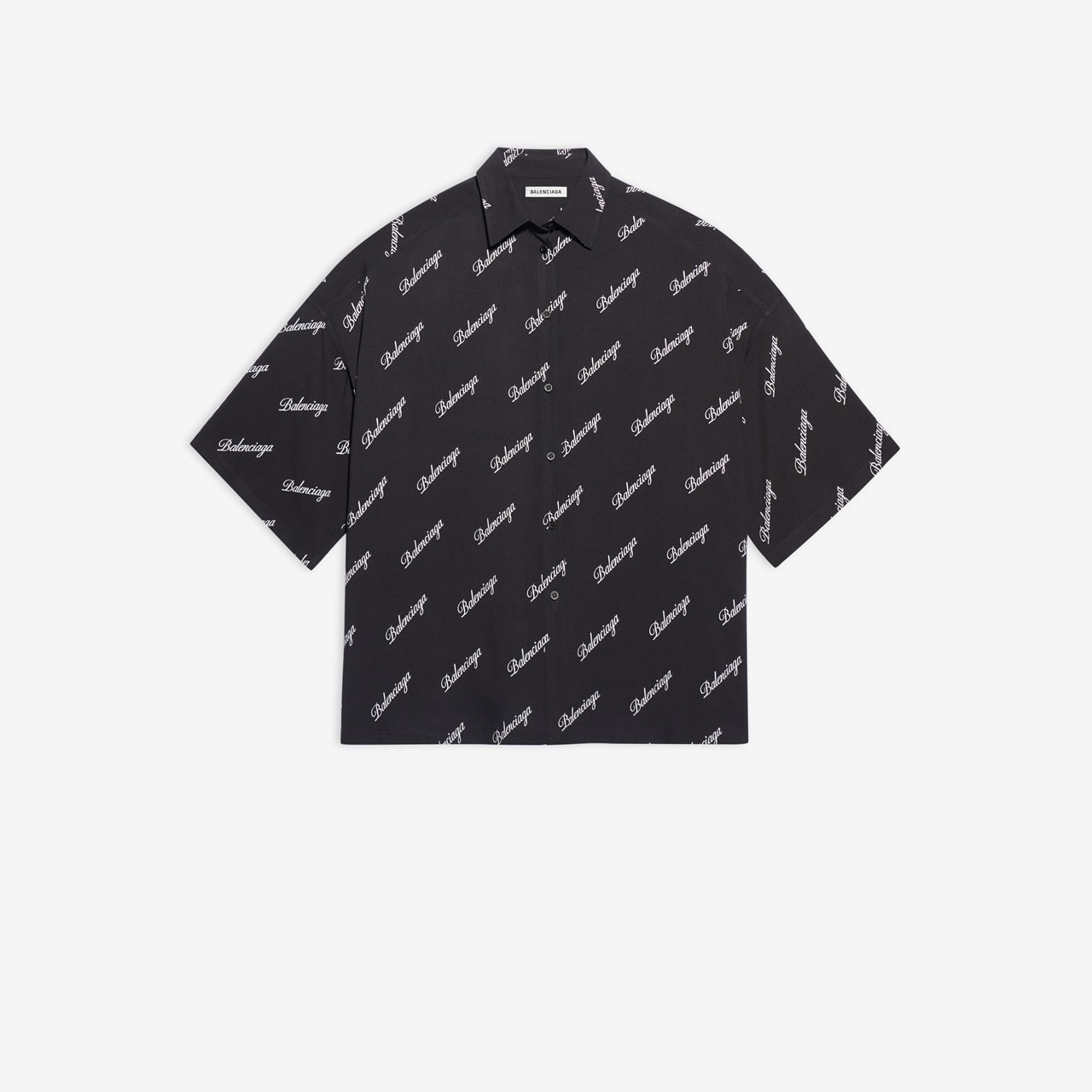 Allover Script Logo Vareuse Shirt - 1