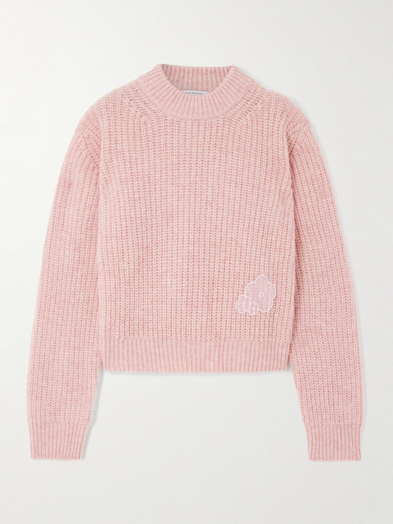 Appliquéd Wool Sweater 1