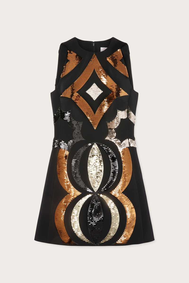 SLEEVELESS DRESS WITH COLLANE EMBROIDERY 1