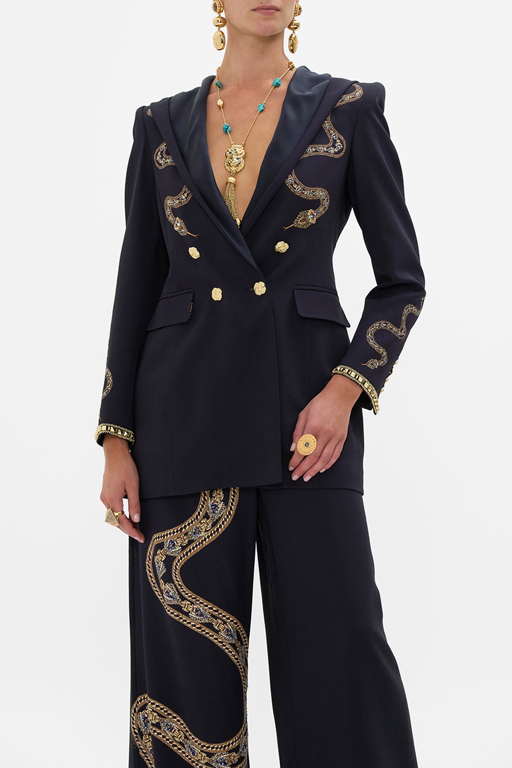 TAILORED JACKET WITH HOOD - 5