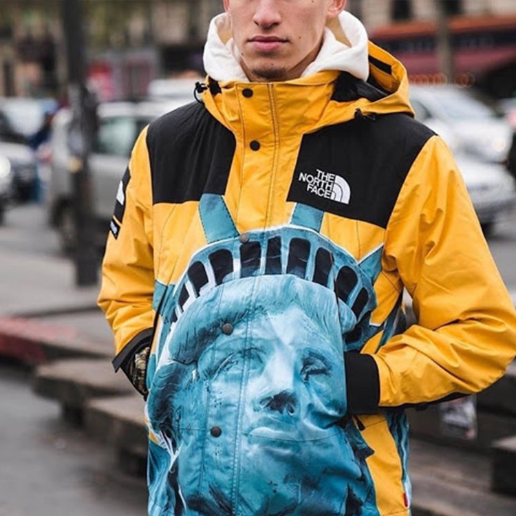 Supreme x The North Face Crossover Statue of Liberty waterproof Interchange Jacket Unisex Yellow SUP - 4