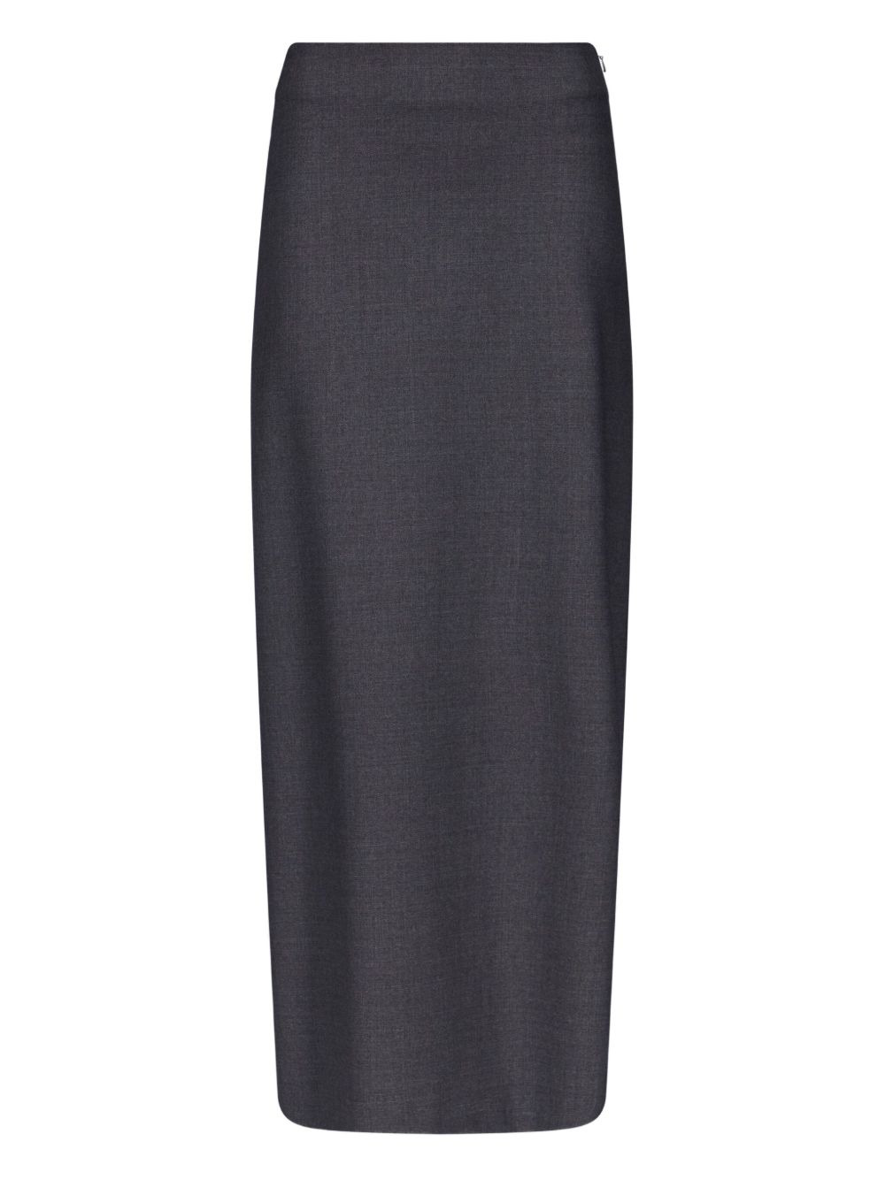 back-vent long pencil skirt - 1