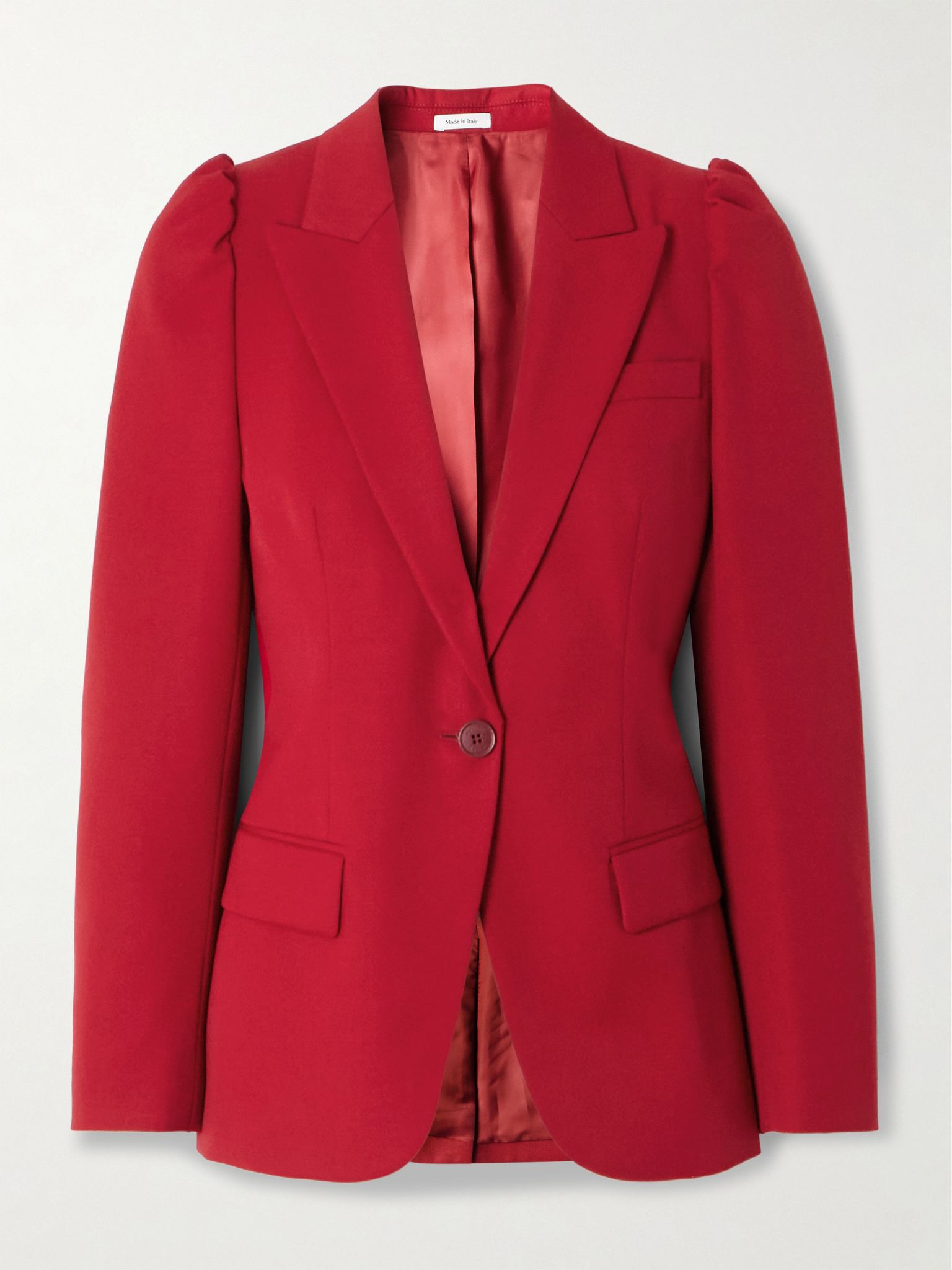 Grain de poudre wool blazer Red - 1