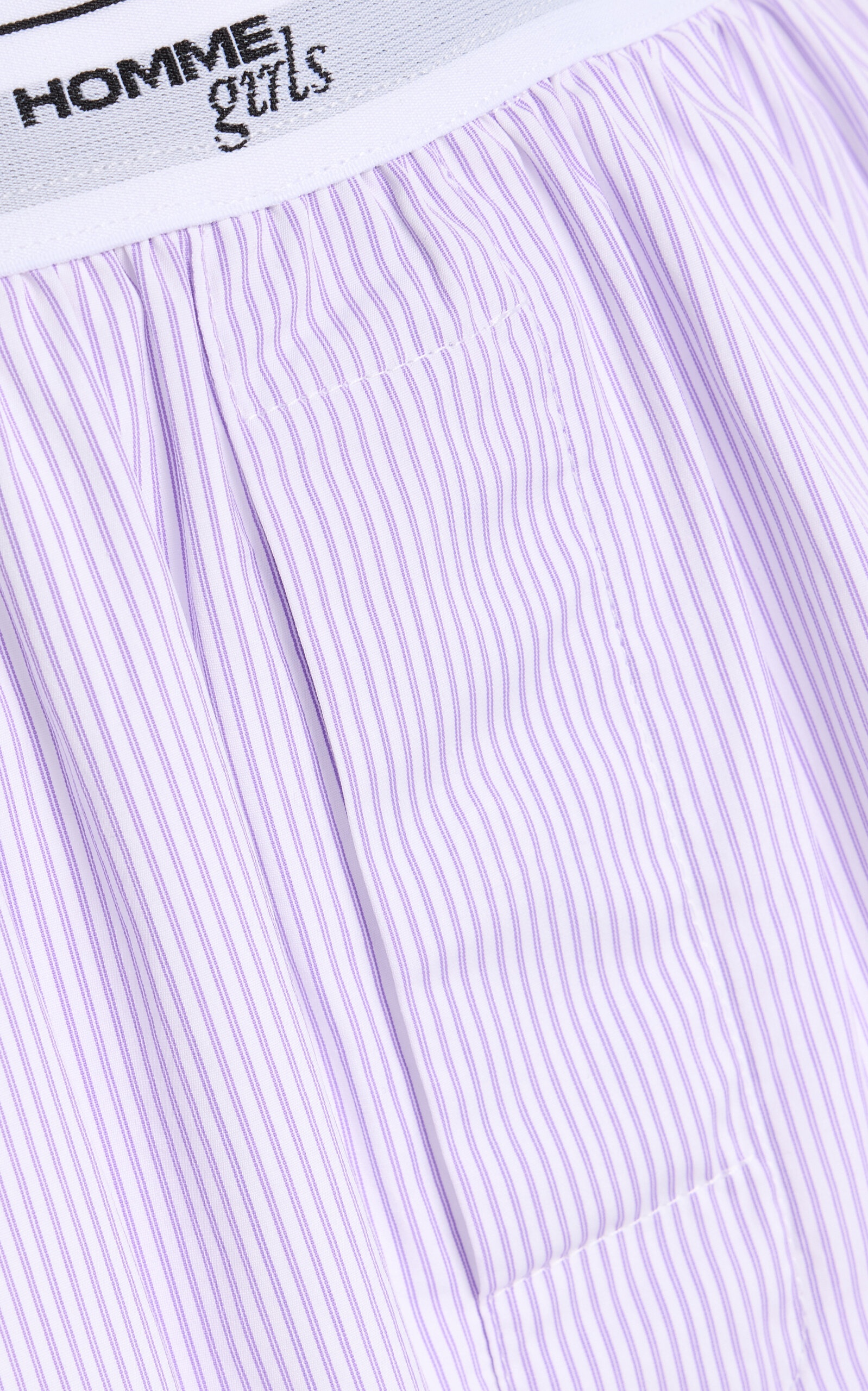 Striped Cotton Boxers purple - 5