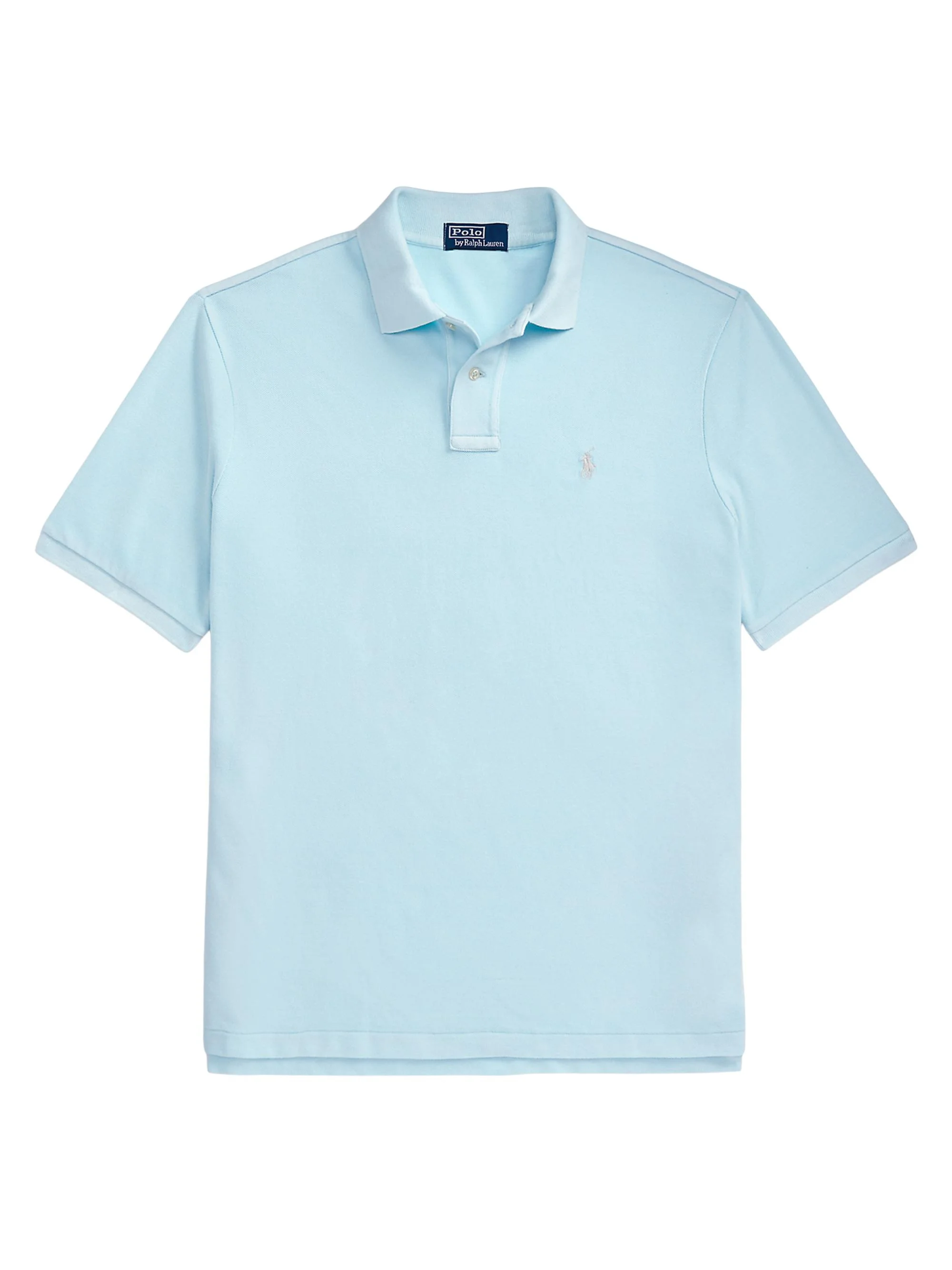 Men's Cotton Polo Shirt - Sky - 1
