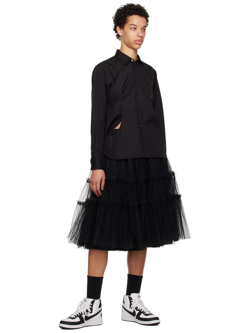 BLACK COMME des GARÇONS Black Cutout Shirt outlook