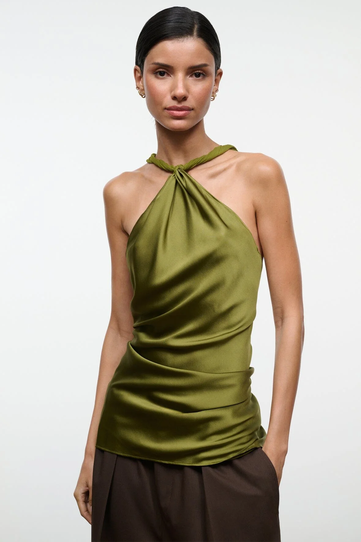 STAUD CHARLI SILK TOP PEAR - 1