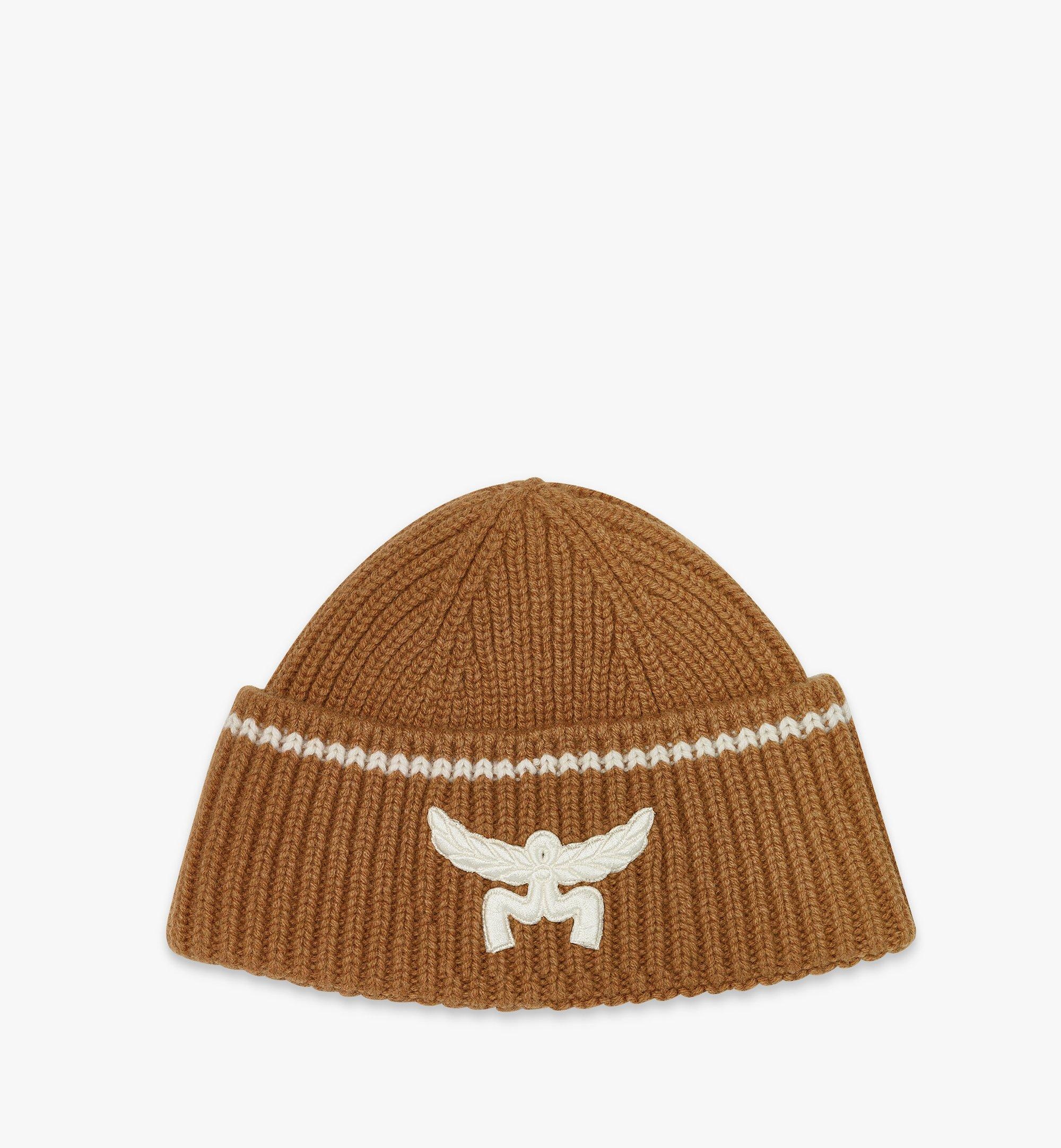 Logo Beanie in Wool and Recycled Cashmere - 1