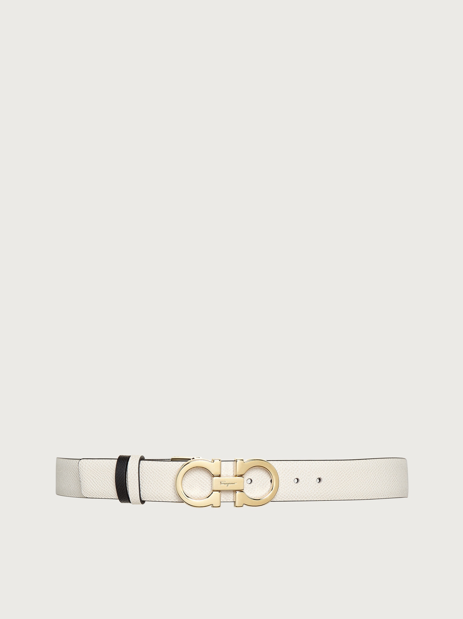 Reversible and adjustable Gancini belt - 1