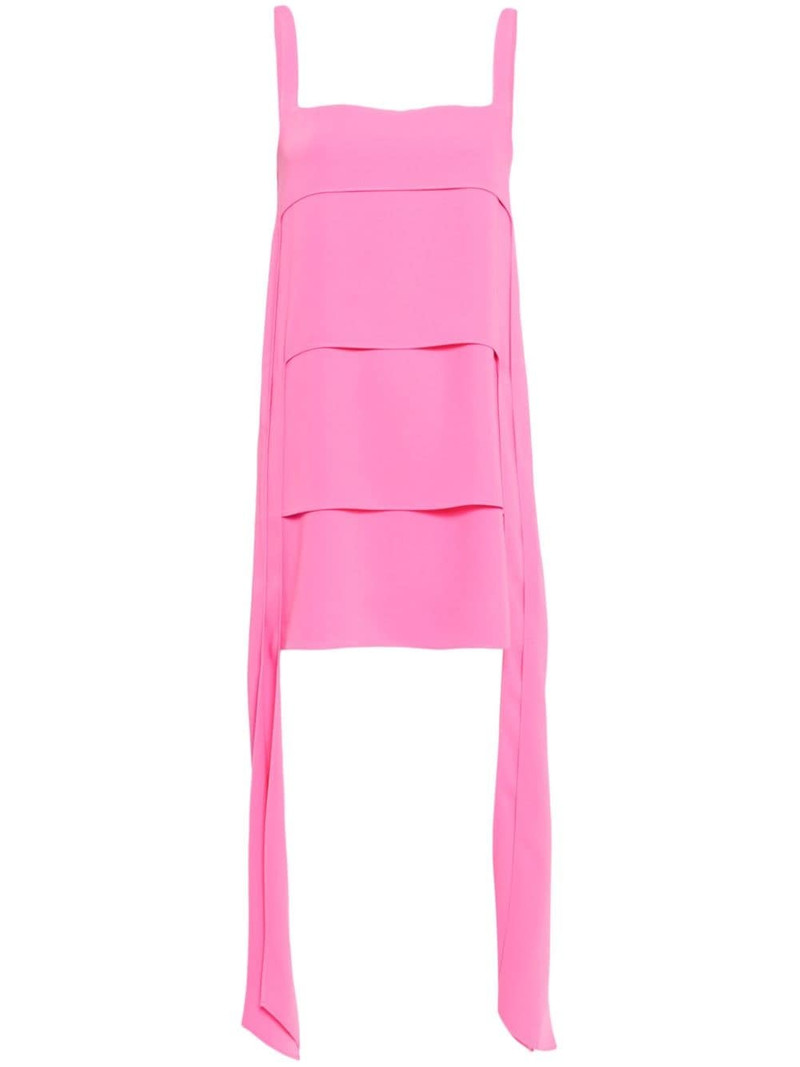 Hazel tiered draped minidress 1