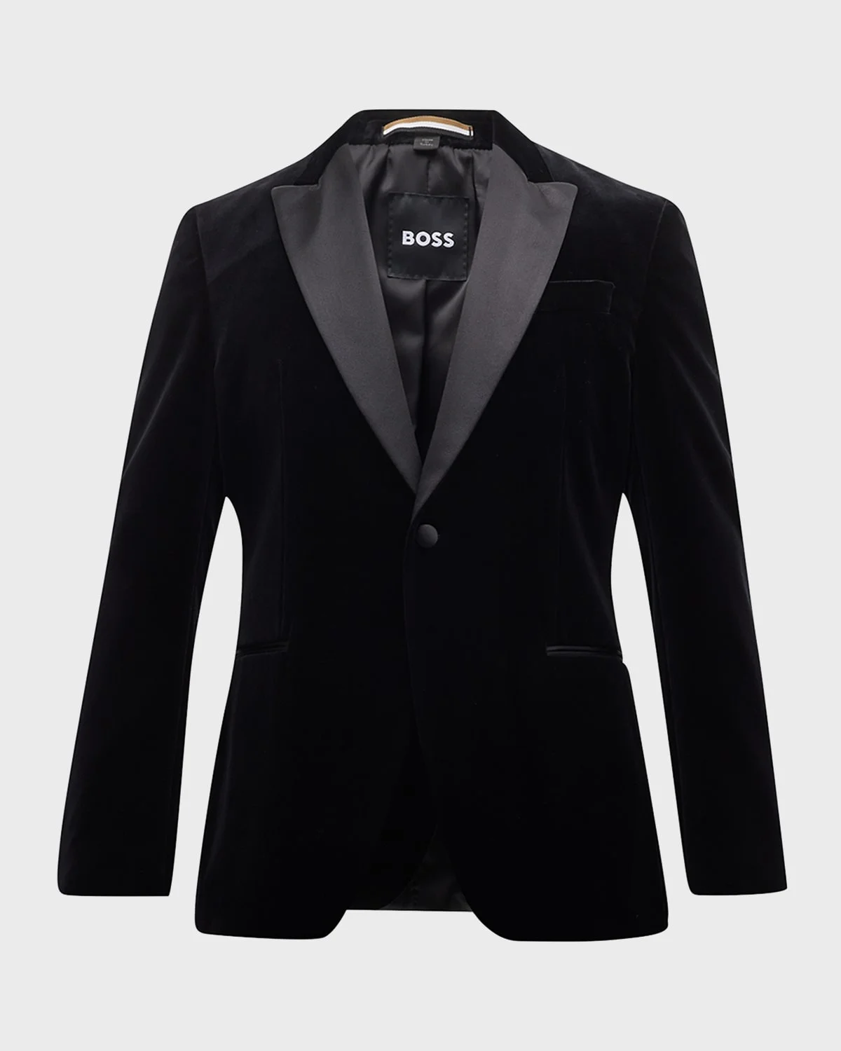 Men's Velvet Peak-Lapel Dinner Jacket - 1