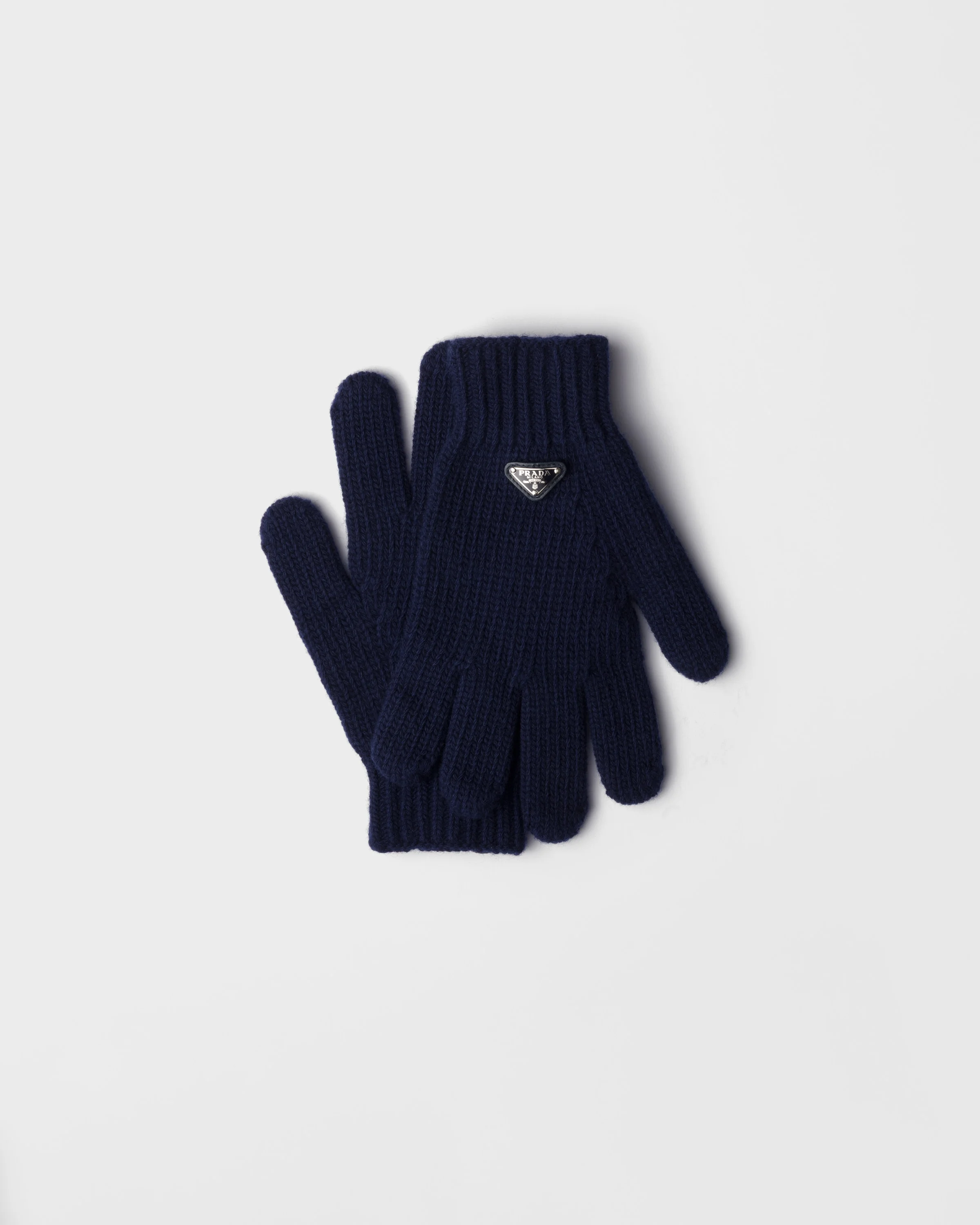 Wool and cashmere gloves - 1