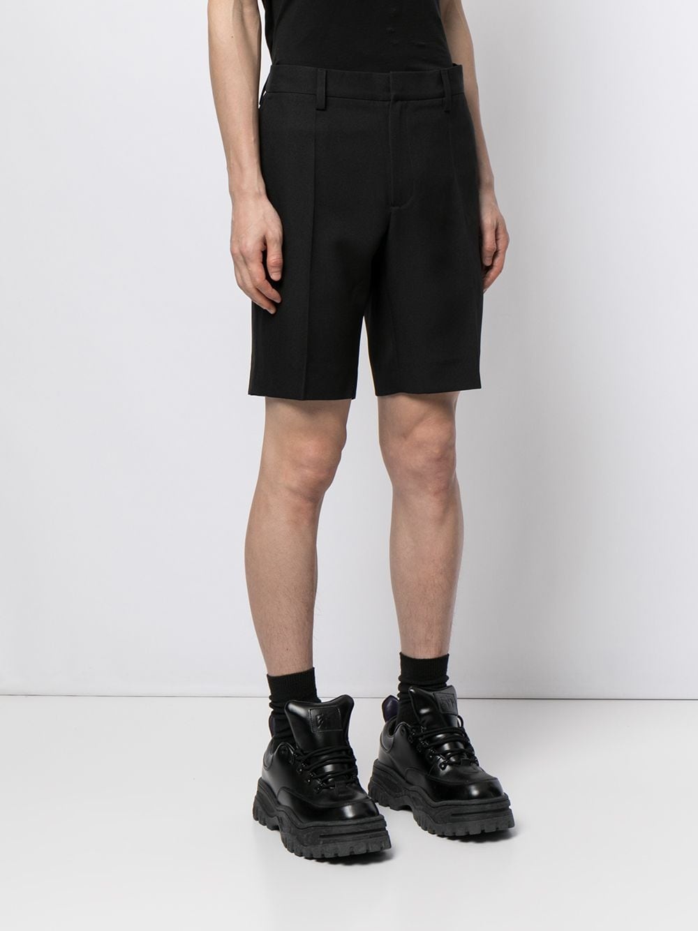 knee-length tailored shorts - 3