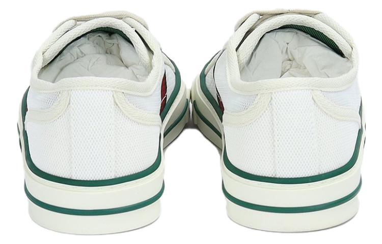 (WMNS) Gucci Tennis 1977 Low Top Sneaker 'White Green' 663578-2UX10-9070 - 4