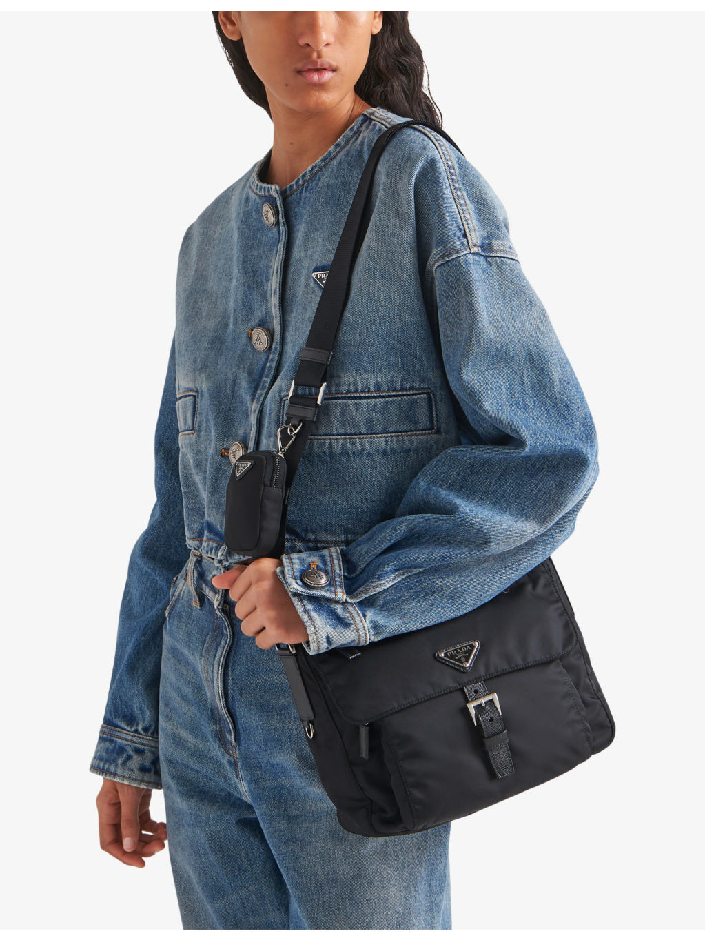 Re-Nylon recycled-polyester cross-body bag - 7